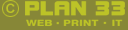 Logo: Web Design von Plan33.de